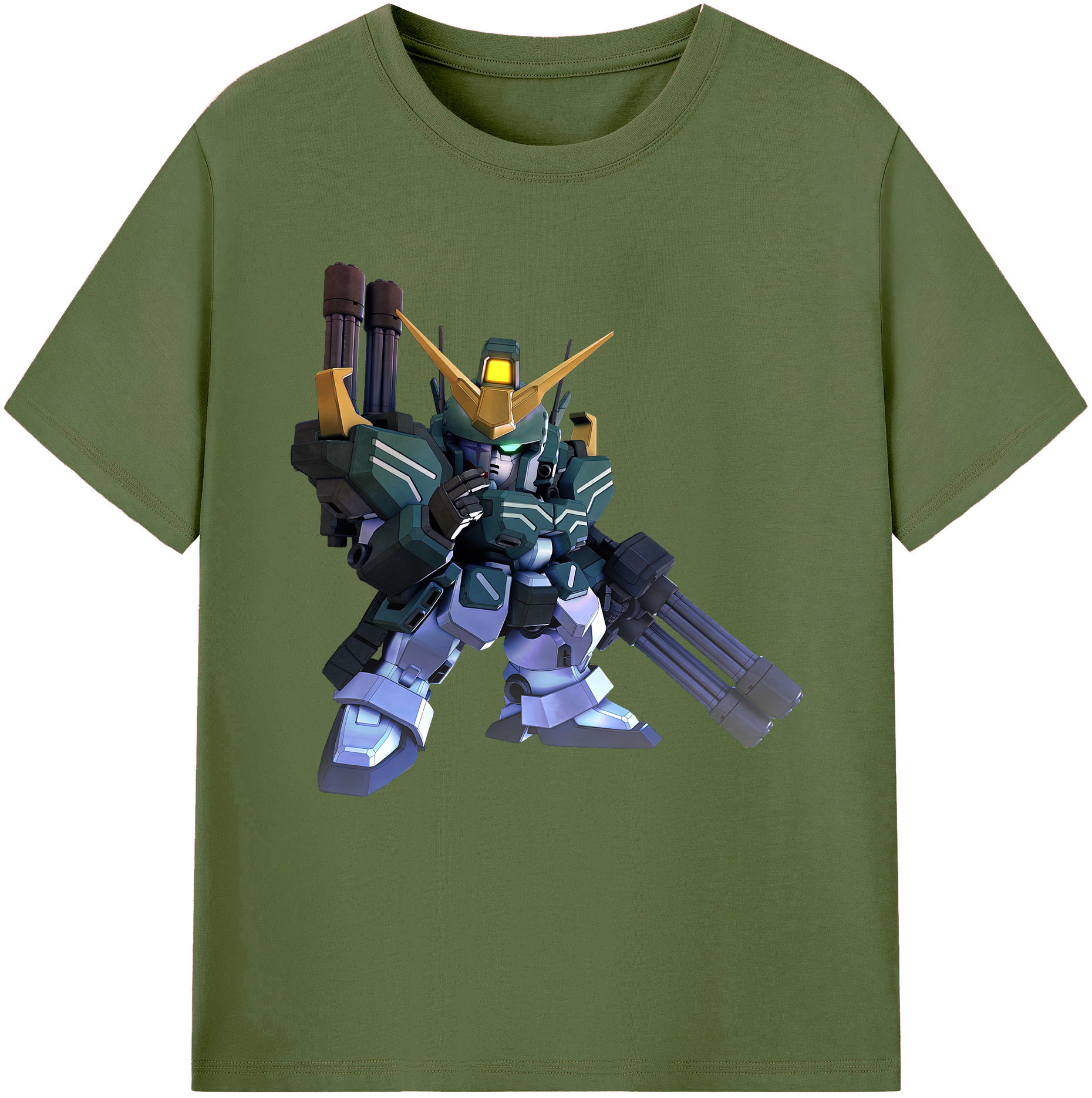 （画像用） 機動戦士ガンダム Mobile Suit Gundam 綿100％半袖Tシャツ（フロントプリント）